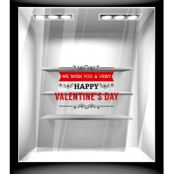 Αυτοκόλλητο βιτρίνας - Αγίος Βαλεντίνος 71